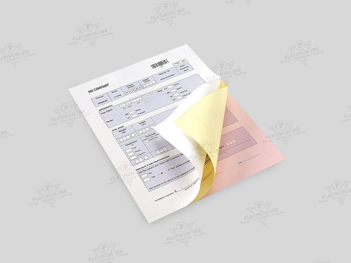 carbonless forms printing