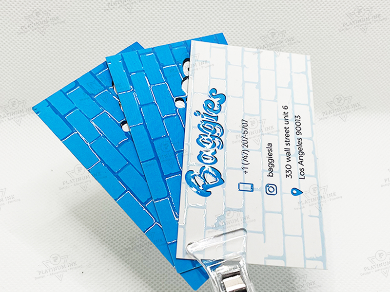 raised spot uv business cards