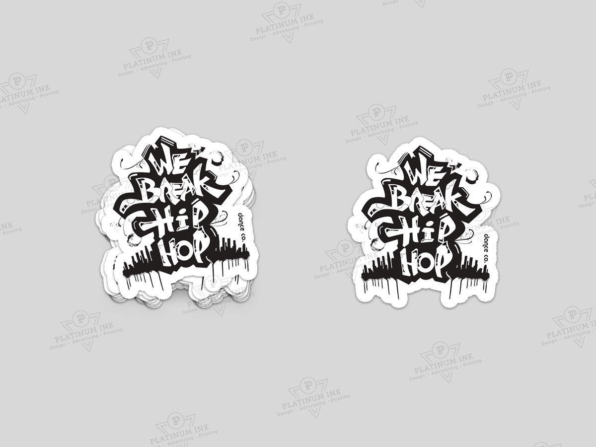 die cut stickers printing